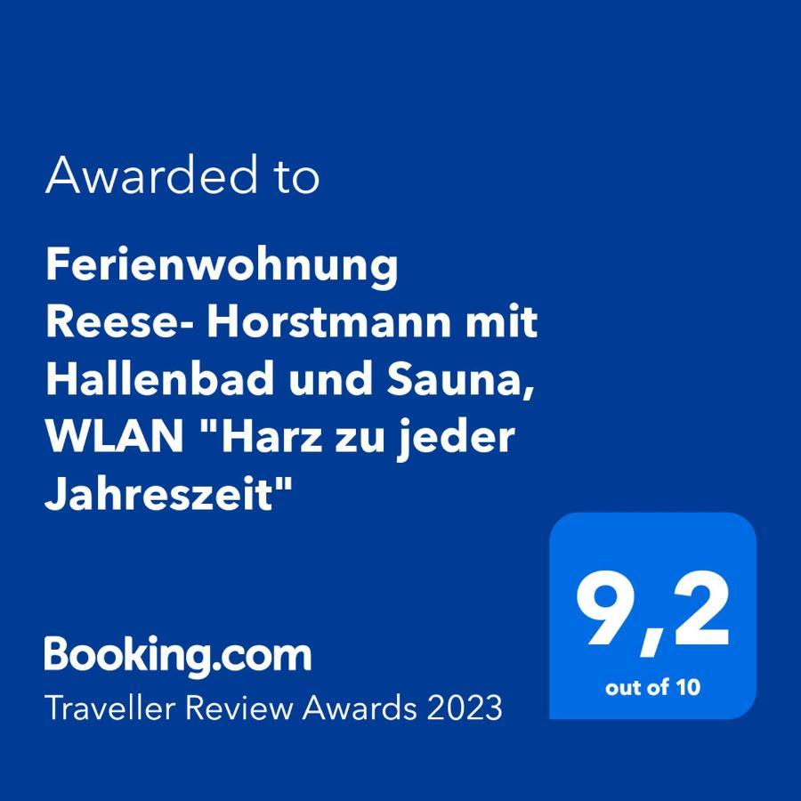 Ferienwohnung Reese- Horstmann Mit Hallenbad Und Sauna, Wlan "Harz Zu Jeder Jahreszeit" 바트하르추부르크 외부 사진